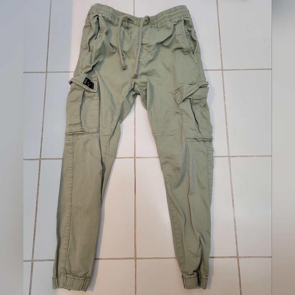 Zara Men's Sage Cargo Pants